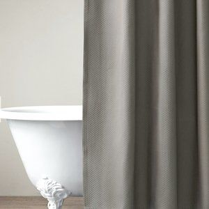 Restoration Hardware Matelasse Shower Curtain Soft Grey